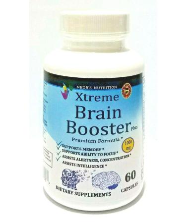 Brain Supplement for Focus Energy Memory Clarity Nootropic Booster with Organic DMAE Choline