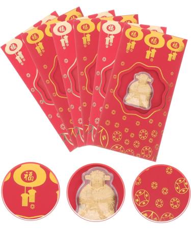Lurrose 40 Pcs God of Wealth Red Envelope Rabbit Year Red Envelopes 2023 Red Packets Wedding Envelopes Lucky Money Red Purse 2023 Year Red Packets Gift Card Child Chinese Style Gold Leaf Redx4pcs 17.5x9CMx4pcs - Buy Online on GoSupps.com