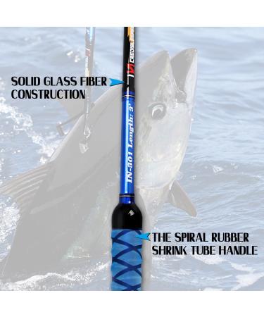 Fiblink Fishing Gaff - Portable Stainless Steel Hook Non-Slip Handle 91cm/150cm/180cm - Ideal for Saltwater & Offshore Fishing - Buy Online on GoSupps.com