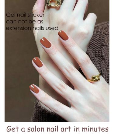 TrueShei Nail Foils - 20 Burnn Rot UV Gel Nail Film | Self-Adhesive Gel Nail Stickers & Wraps for Stunning Burnn Red Nails | International Shipping Available - Buy Online on GoSupps.com