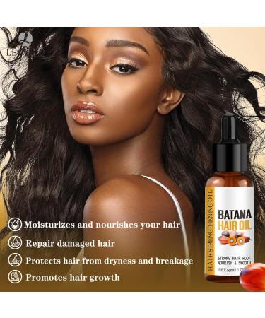 Go Ho Batana Oil for Hair Growth(50ml) Hair Growth Serum Hair Growth Oil with Castor Oil Coconut Oil for Women and Men Moisturizing & Strengthening Serum for Scalp & Hair Care - Buy Online on GoSupps.com