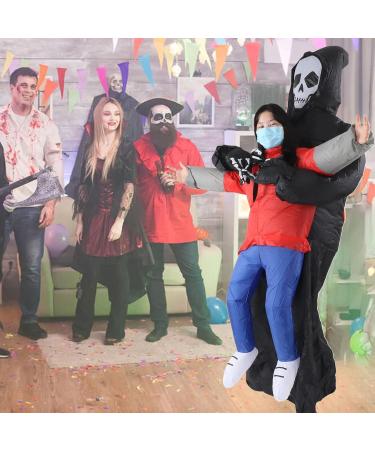 Buy Ghost Inflatable Costume for Adults - Creepy Spirit Funny Waterproof Halloween Party Cosplay Props - Buy Online on GoSupps.com