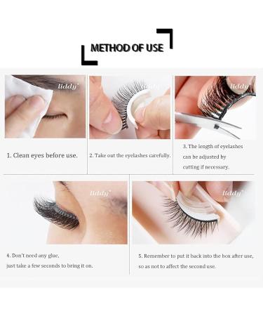 Miss Actually Self Adhesive Lashes Miss Actually Eye Lash Waterproof Reusable Self Adhesive Eyelashes Lash Buddy Self-Adhesive Eyelashes (A1 A17 A65) - Buy Online on GoSupps.com
