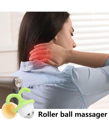 Buy Manual Massage Ball - Cute Flowerpot Scroll Roller for Neck Waist & Spine Relief - Ideal Mini Massager - Buy Online on GoSupps.com