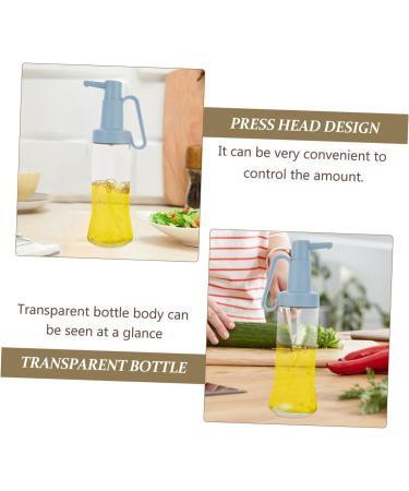 Ciieeo 4pcs Castor Silicone Container Oil Dispenser Bottle Kitchen Oil Bottle Glass Oil Storage Bottle Food Containers Olive Oil Dispenser Soda Glass Kitchen Supplies Multifunction 10.8X7.8X26.9CMx4pcs Bluex4pcs - Buy Online on GoSupps.com