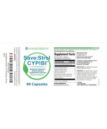 Energybalance Save: Strol Cypibi Dr. Jens Wurster - Swiss Polyphenol & Anthocyan Capsules - 90 Vegan Vegecaps with Blueberry Extract - Buy Online on GoSupps.com