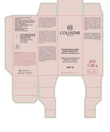 Collistar Serum Base De Maquillaje Perfect Nude 04 - 30ml | International Shipping Available - Buy Online on GoSupps.com