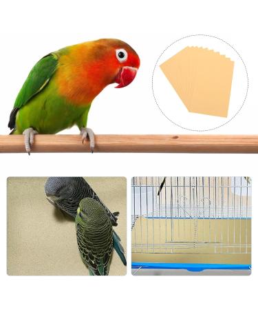 UKCOCO Bird Cage Sandpaper - 10 Sheets Gravel Paper Liner for Parrot Cages - Random Color - Bird Cage Accessories - Buy Online on GoSupps.com