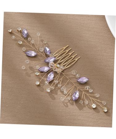 Ipetboom prom hair accessories wedding hair accessories for brides moon hair pin hair comb clips accessories prom vintage comb Hair piece rhinestones bride Hair up wedding - Buy Online on GoSupps.com