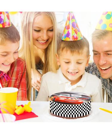 Edible Cake Topping Car - 20cm Cars Tortendeko & Cake Band | Perfect Birthday Decoration for Kids - Buy Online on GoSupps.com
