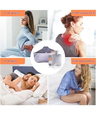 GUROTD Hot Water Bottle with Plush Cover for Pain Relief - Set of 3 Grey Hot Water Bag Pouches - Buy Online on GoSupps.com
