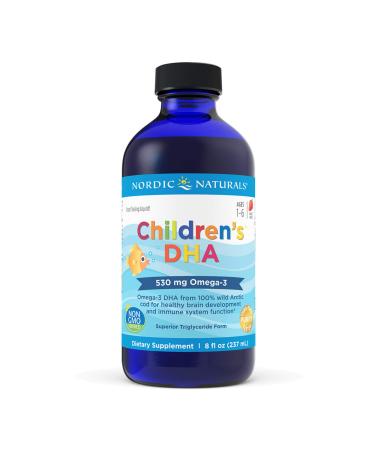 Nordic Naturals Children's DHA Strawberry Ages 1-6 530 mg 8 fl oz (237 ml)