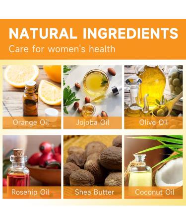 3 PCS Natural Yoni Soap Bar for Women | pH Balance Feminine Wash | Organic Orange Scent Body Soap | Handmade Vaginal Deodorant & Body Wash - Buy Online on GoSupps.com