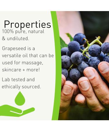 SENSOLI Grapeseed Oil 1L - Natural Unscented Moisturising Oil for Hair and Skin Care - Buy Online on GoSupps.com