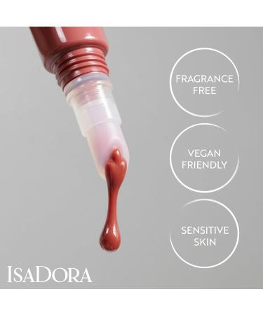  Isadora IsaDora Glossy Lip Treat Nourishing Lip Gloss for Plump Lips Stimulates Collagen Production Unique Shine Without Glue Vegan with Shea Butter Rooibos Blush - Buy Online on GoSupps.com