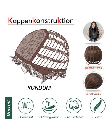 Testar 28 Black Wig for Black Women | Curly Wavy Glue-Free Natural Art Hair for Daily Party & Cosplay - Buy Online on GoSupps.com
