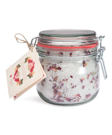 Deluxe aroma bathing salt with rose flowers flower sea mineral rock salt from Germany for relaxation baths (700g) by Venize Rose 700 g (1 Pack) - Buy Online on GoSupps.com