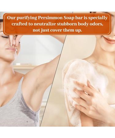 MR.A Persimmon Body Wash for Strong Body Odor Persimmon Liquid Soap for Old People Smell Nonenal Eliminator Purifying & Deodorizing Wash 10FL OZ - Buy Online on GoSupps.com