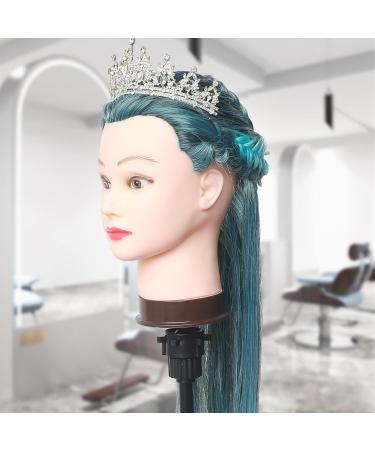 Danseemeibr Hairdressing Head - 66-71 cm Synthetic Fiber Doll for Hairstyle Practice | Ideal for Stylists & Girls - Buy Online on GoSupps.com