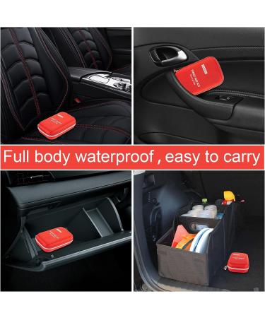 Waterproof First Aid Kit - Emergency Survival Medical Equipment for Car, Kitchen, Camping | Compact and Portable - Red - Buy Online on GoSupps.com