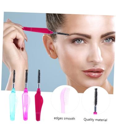 Balacoo 18 pcs Collapsible Eyelash Comb & Eyebrow Brush Set - Eyelash Tool & Brow Spoolie for Precision Eyebrow Trimming | International Shipping Available - Buy Online on GoSupps.com