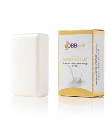 OBB Beaut Savon au Lait Clarifiant claircissant & Anti- ge SPF 50++ 250g Teint Unifi et Douceur Instantan e