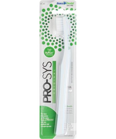 PRO-SYS Soft Toothbrush for Sensitive Teeth & Gums - ADA Accepted - Pack of 4 - Buy Online on GoSupps.com