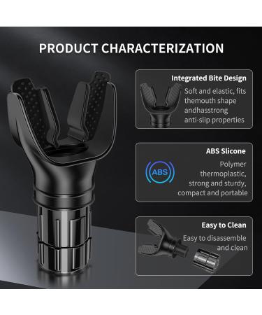 Portable Breathing Trainer | Adjustable Exercise Device for Improved Lung Health | Easy to Clean - Buy Online on GoSupps.com