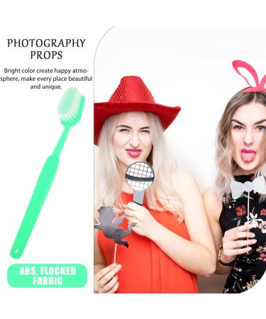 Totority Giant Toothbrush Props | Large Novelty Toy for Easter Valentine's Day & Cosplay | Oversized Comedy Party Favor - Light Green - Buy Online on GoSupps.com