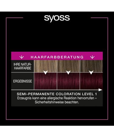 Syoss 3 x 60ml Bottles Semi-Permanent Hair Dye Bright Red 7 Day Root Free for Quick and Easy Treatment - Buy Online on GoSupps.com