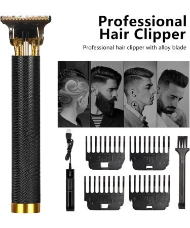 Yamloveme Trimmer Professional Cordless Hair Clipper Hair Edgers Clippers for Men Electric Hair Zero Gapped Hair Clippers with 4 Different Combs (2PCS-A) - Buy Online on GoSupps.com
