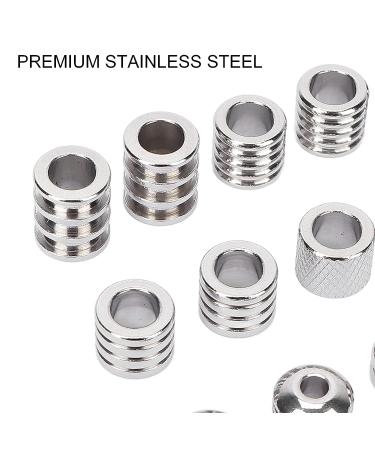 18PCS Stainless Steel Hair & Beard Beads for Braiding - Viking Style - Buy Online on GoSupps.com