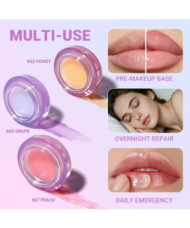 iMethod Lip Mask Overnight - Lip Sleeping Mask for Dry Lips, 8-Hour Hydrating Lip Balm with Hyaluronic Acid, Intense Moisturizing Lip Treatment to Nourish & Repair - Grape 665 Grape - Buy Online on GoSupps.com