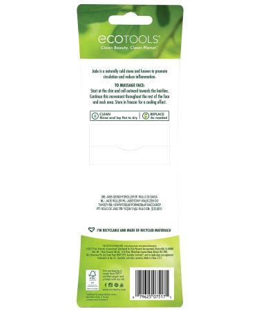 Ecotools Jade Face & Under Eye Roller - Smoothing & De-Puffing Skincare Tool - Buy Online on GoSupps.com