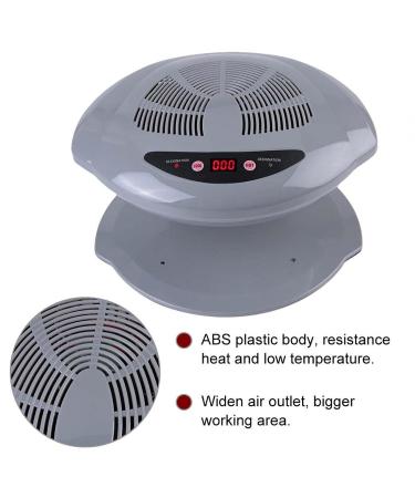 Professional Nail Dryer - Non-Slip Manicure Tool | 220V Silver | International Shipping - Buy Online on GoSupps.com
