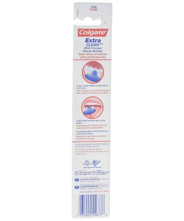 COLGATE Extra Clean Toothbrush Full Head FIRM #40 - Pack of 6 - Buy Online on GoSupps.com