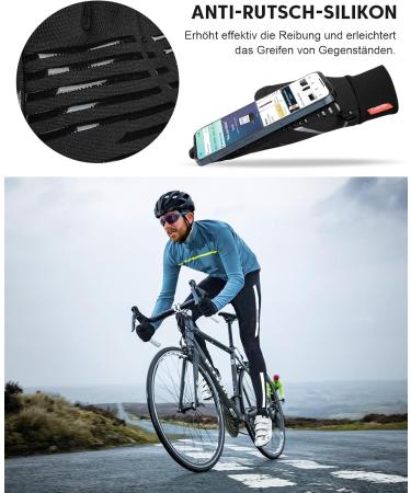 Buy Tanstc Touchscreen Warm Gloves for Men - Winter Ski Bike & Running - Lightweight Breathable XL Black - Buy Online on GoSupps.com