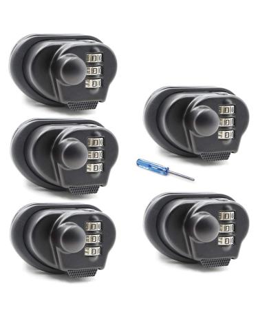 RioRand Trigger Lock 3 Digit Combination Gun Lock Gun Trigger Lock Accessories 5PCS