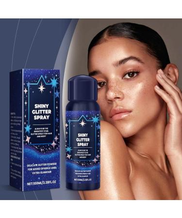 Body Glitter Spray - Dark Blue Shimmer for Hair & Body | Perfect for Stage Festivals & Prom | 3.38 Fl Oz - Buy Online on GoSupps.com