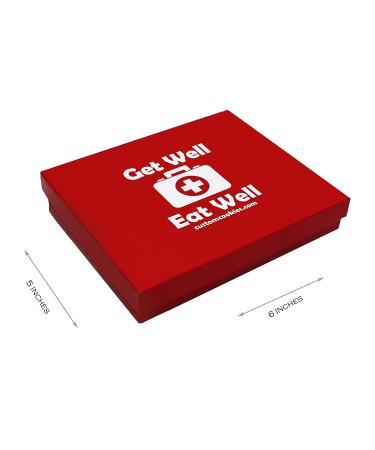CustomCookies Gourmet Get Well Cookie Gift Basket | Treat Someone Special - Buy Online on GoSupps.com