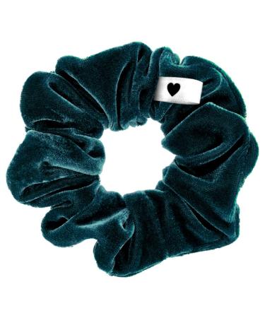 Buy Bellody Quetzal Green Scrunchies - Velvet Soft Hair Tie - Strong Hold - Exclusive Colors - Perfect for All Hair Types - Buy Online on GoSupps.com
