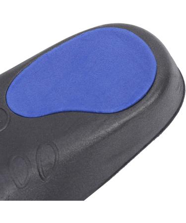 Shoe Insoles for Flat Feet & High Arches - 1.1in Arch Height Unisex Hard Bottom EVA Support (2 Pairs - Buy Online on GoSupps.com