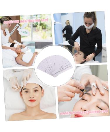 Angoily 100pcs Eyebrow Position Tattooing Three-point Positioning Measuring Make Creative - Buy Online on GoSupps.com