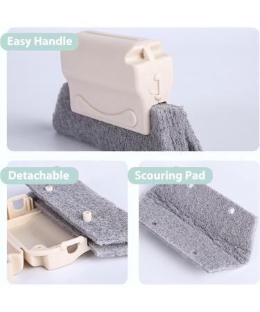 Window Cleaning Kit Window Groove Cleaning Brush 2PCS Labor-Saving Portable Window Track Cleaner Replacement Skirting Board Cleaner for Crevice Blinds Sliding Door Track - Buy Online on GoSupps.com