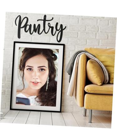 Alipis 1set Wrought Iron Wall Hanging Wedding Decorations Para De Pared Sign Wall Decor Household Pantry - Buy Online on GoSupps.com