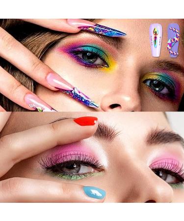 LANDOT 5Pcs Double Ended Nail Art Brushes Set - Dotting Pen Liner & Point Drill Painting Tools for DIY Designs - Buy Online on GoSupps.com