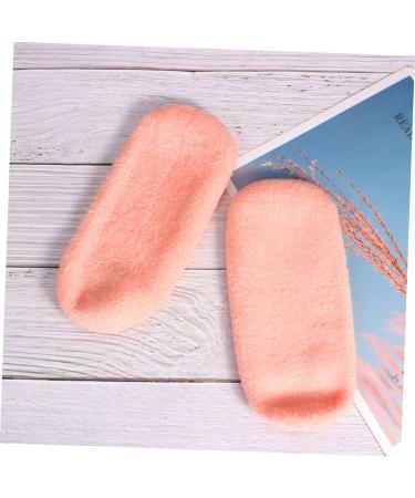 minkissy 2 Pairs Orange Sock Foot Softening Socks Moisturizing Socks Heel Sleeve Women Heel Repair Spa Socks Cracked Heels Guard Dry Feet Socks Womens Socks Hosiery Floor Socks Cosmetic - Buy Online on GoSupps.com