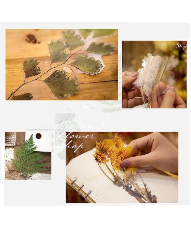 MAXLEAF Transparent Waterproof Stickers Set - 48PCS Vintage Plants Flowers Collection - Dried Flowers - Waterproof Stickers for Decoration Planners Scrapbook Laptops - Buy Online on GoSupps.com
