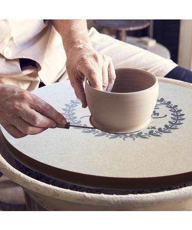 Hgfunlux 12 Round Throwing Bat Set of 2 - Perfect Potter's Gift with Pin Holes 10 Apart - Buy Online on GoSupps.com