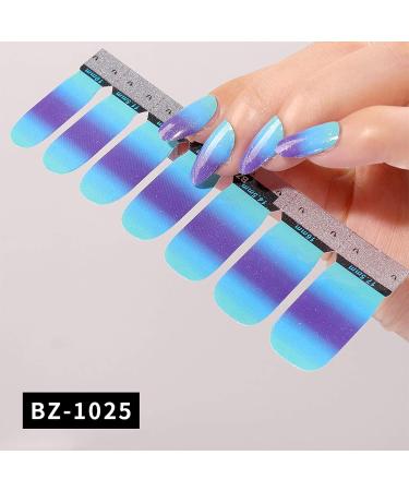 Nail Sticker Nail Strips Easy To Use Shiny Avantgarde Design for Home for Salons - Buy Online on GoSupps.com